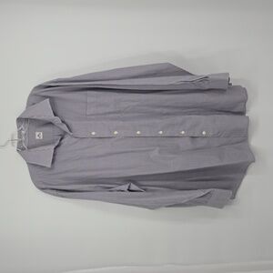 Peter Millar Men's Checkered Blue Yellow Long-Sleeve Button Front Size XXL